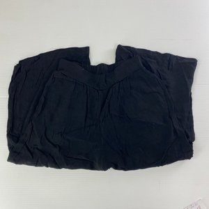 Jolie Los Angeles Black Wide Leg Crips Crop Pants